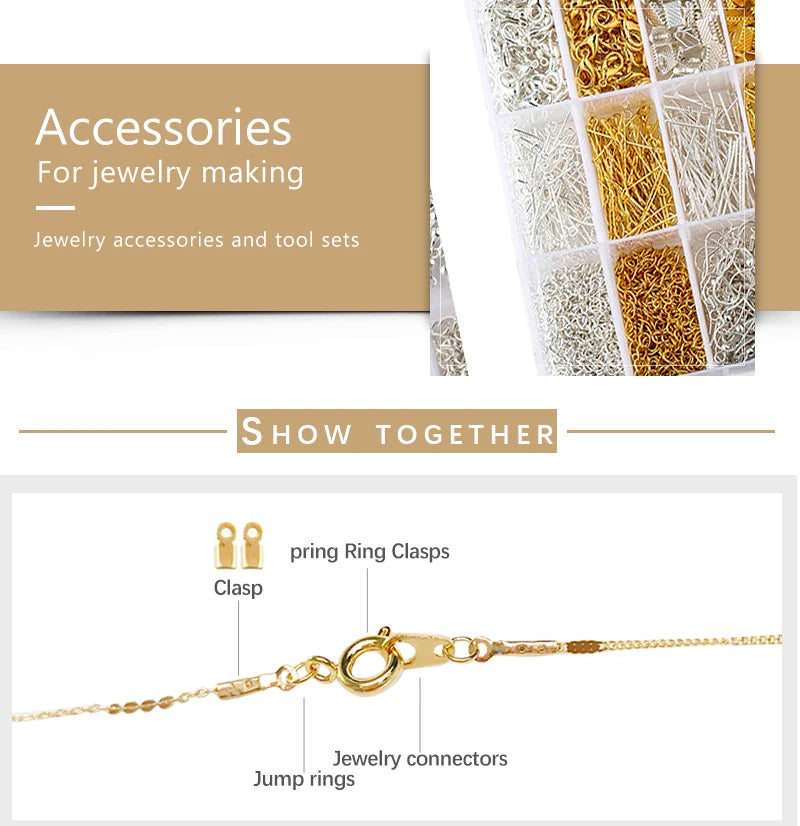 Alloy Accessories Jewelry Findings Set