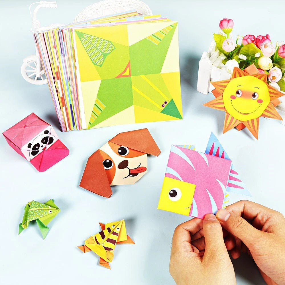 3D Cartoon Animal Origami Handcraft Paper