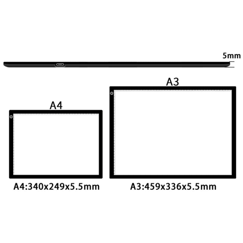 Ultra Thin LED Light Tracing Pad