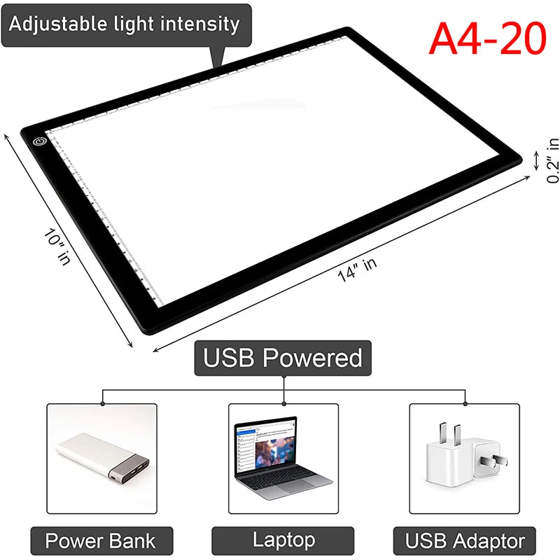 Ultra Thin LED Light Tracing Pad