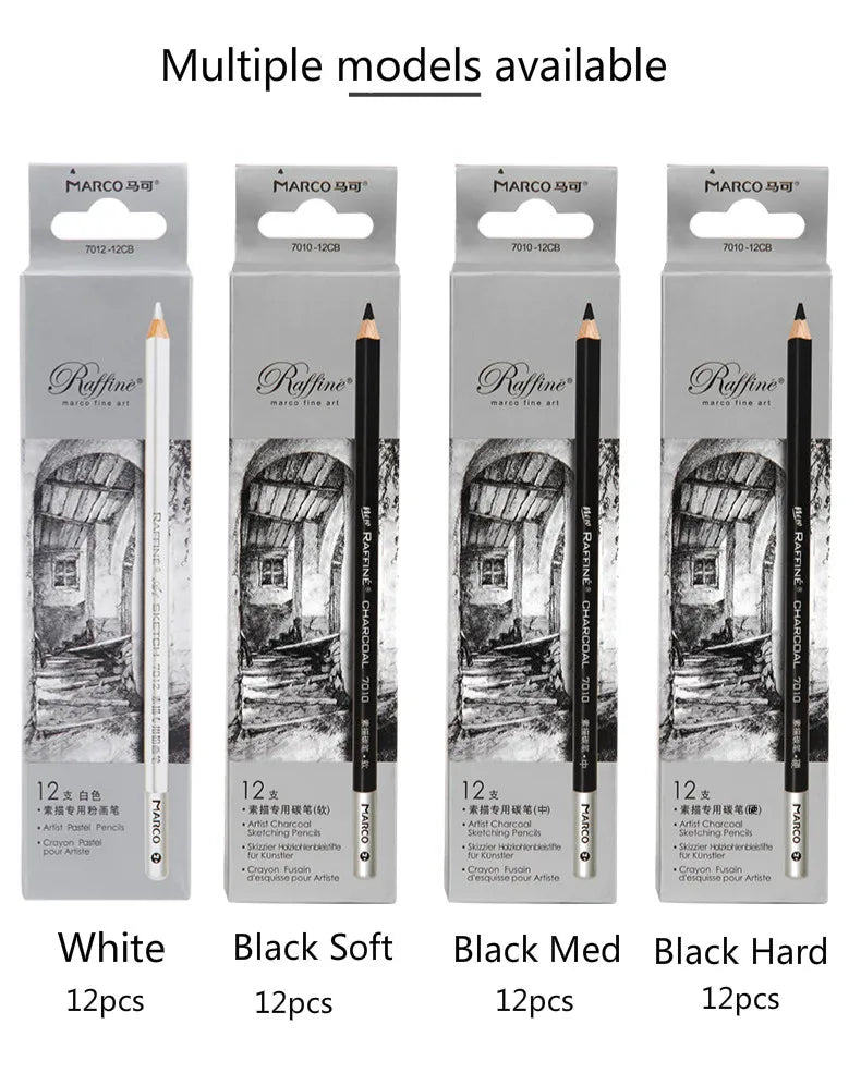 Professional Charcoal Pencil Set