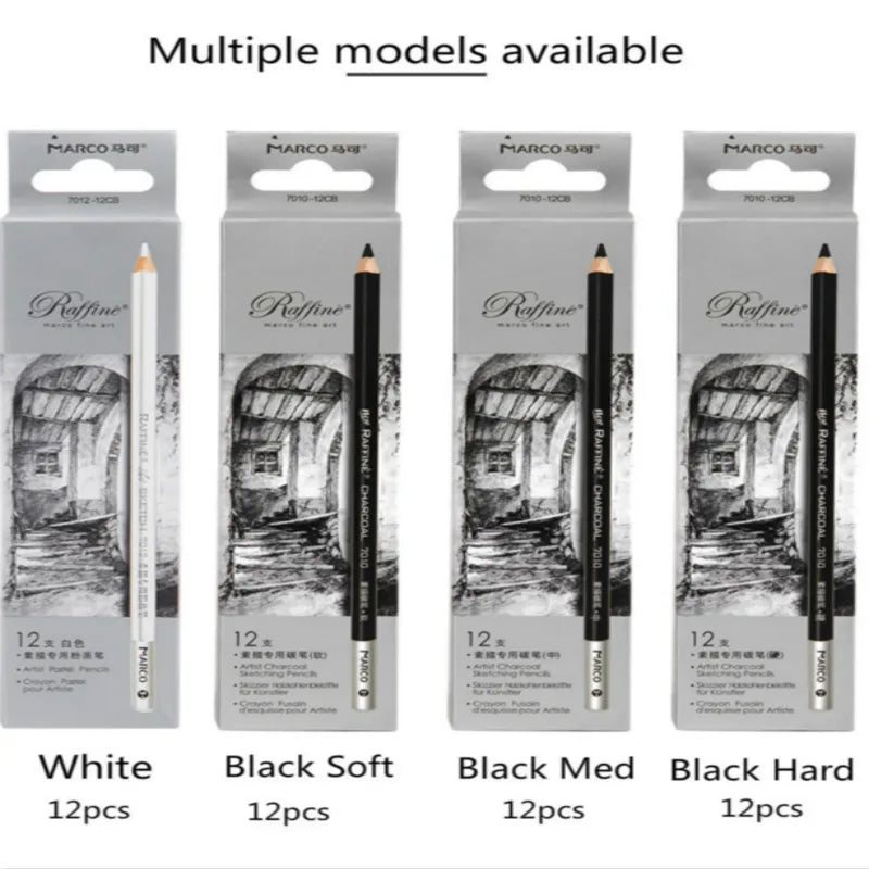 Professional Charcoal Pencil Set