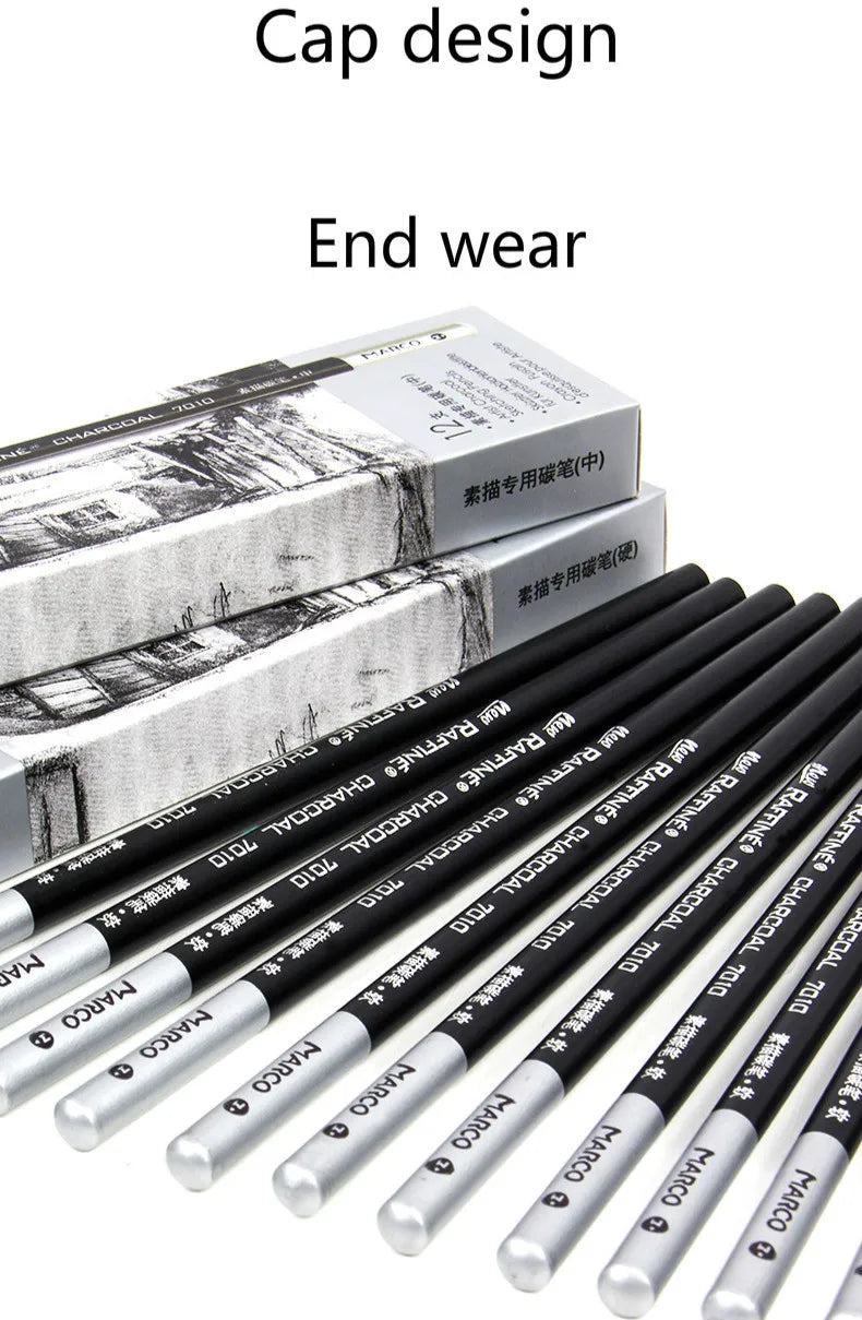 Professional Charcoal Pencil Set