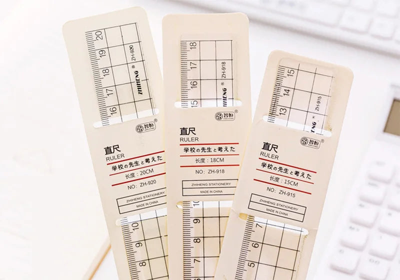 Transparent Simple Style Plastic Ruler