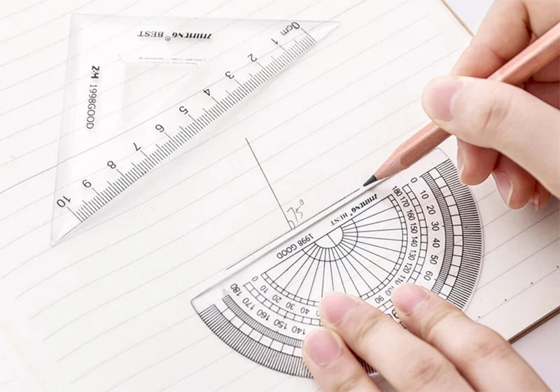 Transparent Simple Style Plastic Ruler