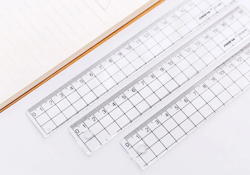 Transparent Simple Style Plastic Ruler