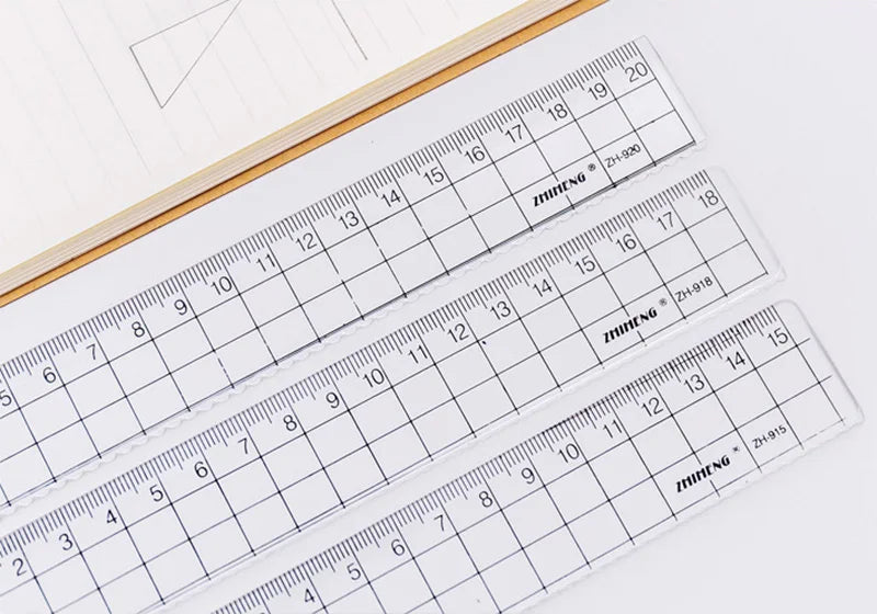 Transparent Simple Style Plastic Ruler