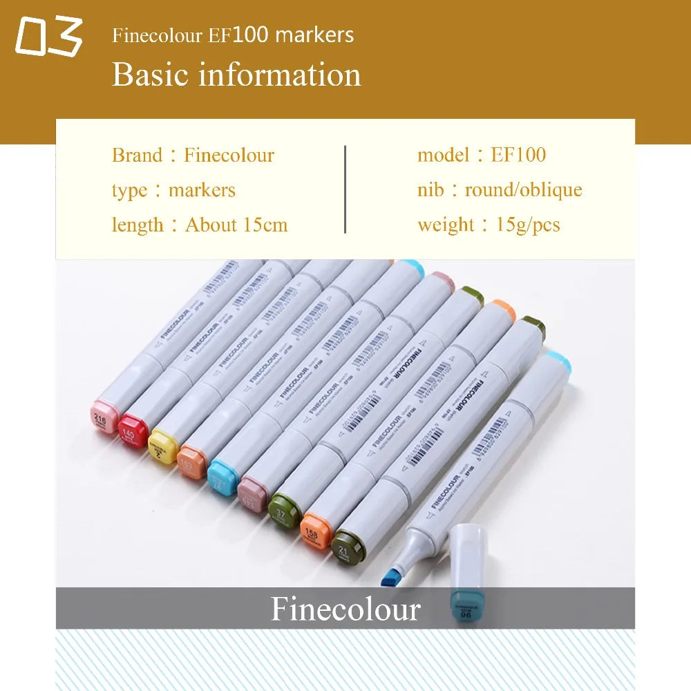 High Quality Double-Headed Professional Art Markers