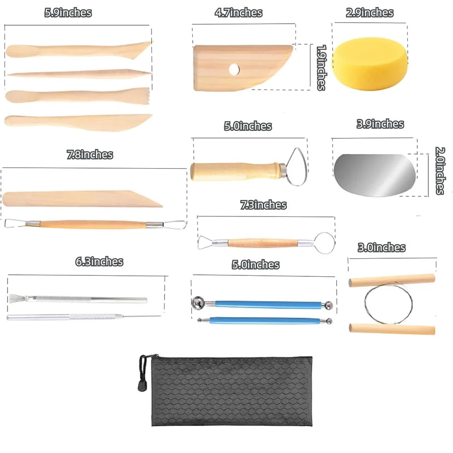 Model Clay Carving Tool Kit