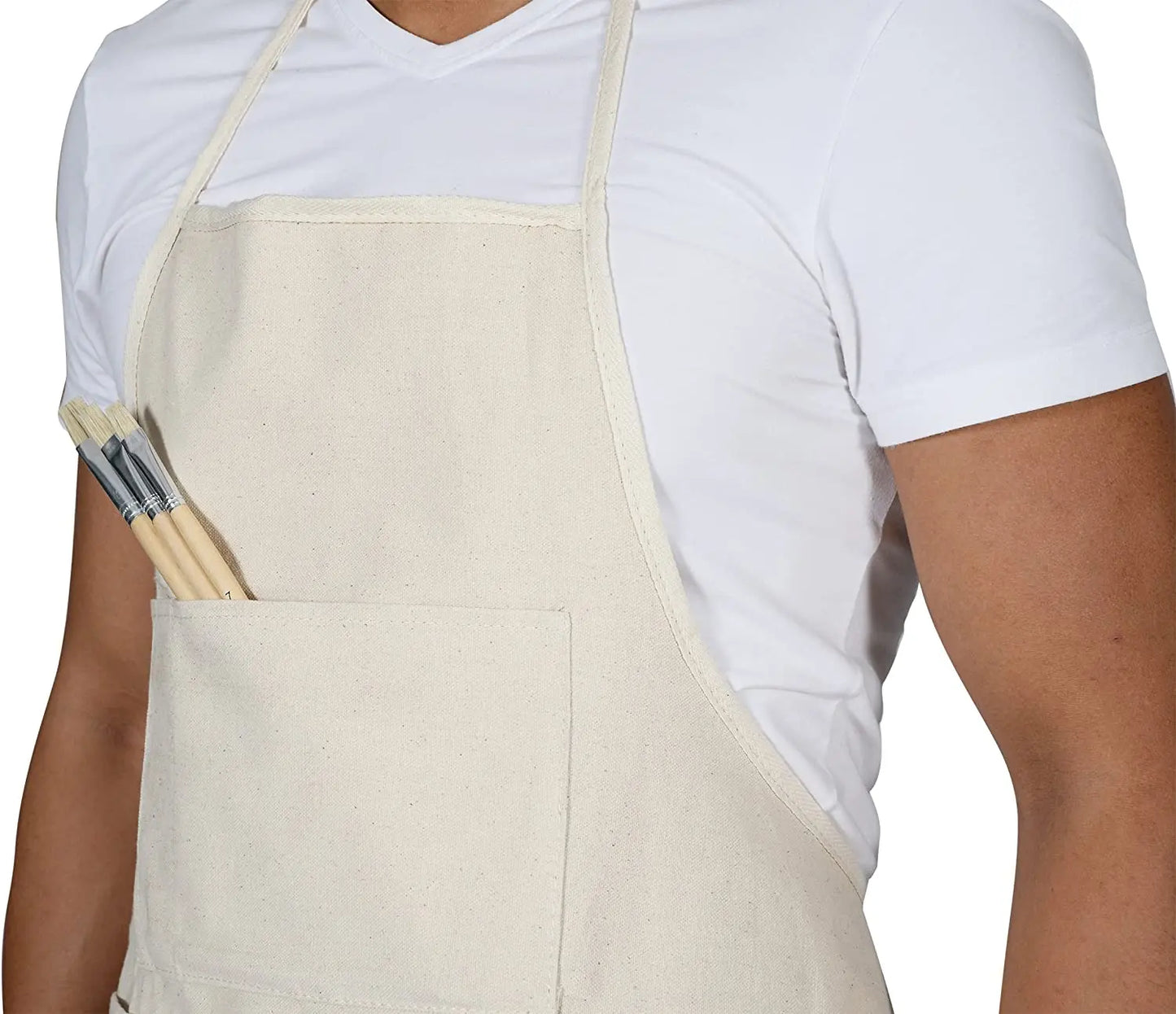 Cotton Solid Color Painting Apron