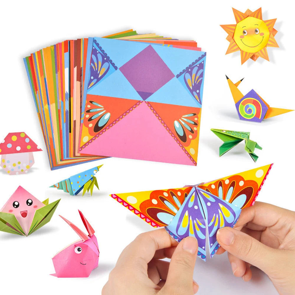 3D Cartoon Animal Origami Handcraft Paper