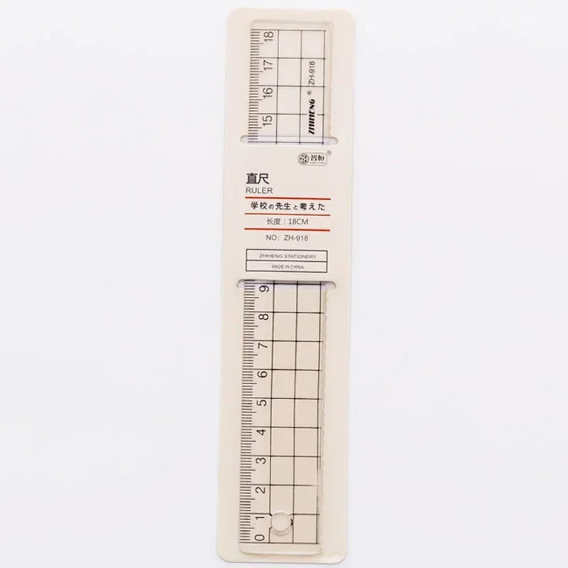 Transparent Simple Style Plastic Ruler