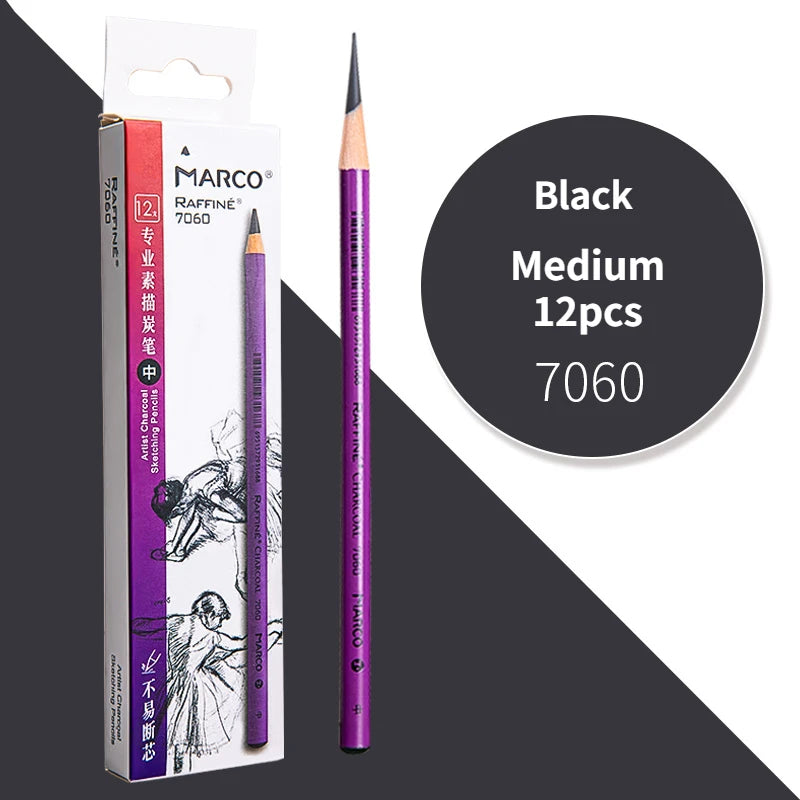 Professional Charcoal Pencil Set