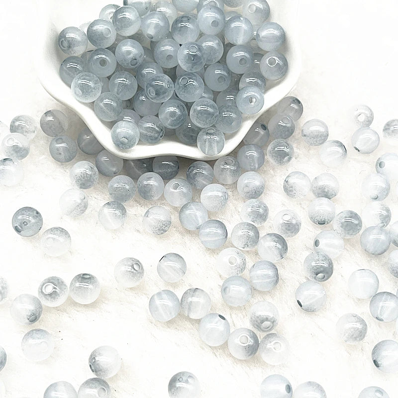 Jelly Round Acrylic Beads