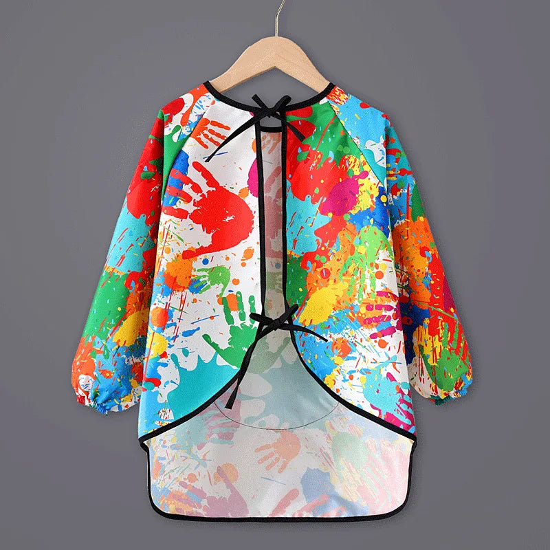 Children's Painting Waterproof Long Sleeved Cover