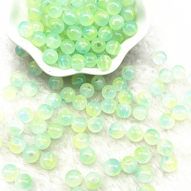 Jelly Round Acrylic Beads