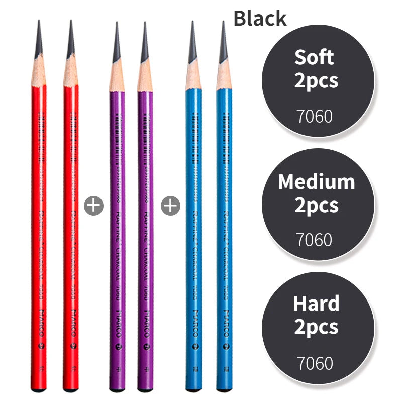 Professional Charcoal Pencil Set