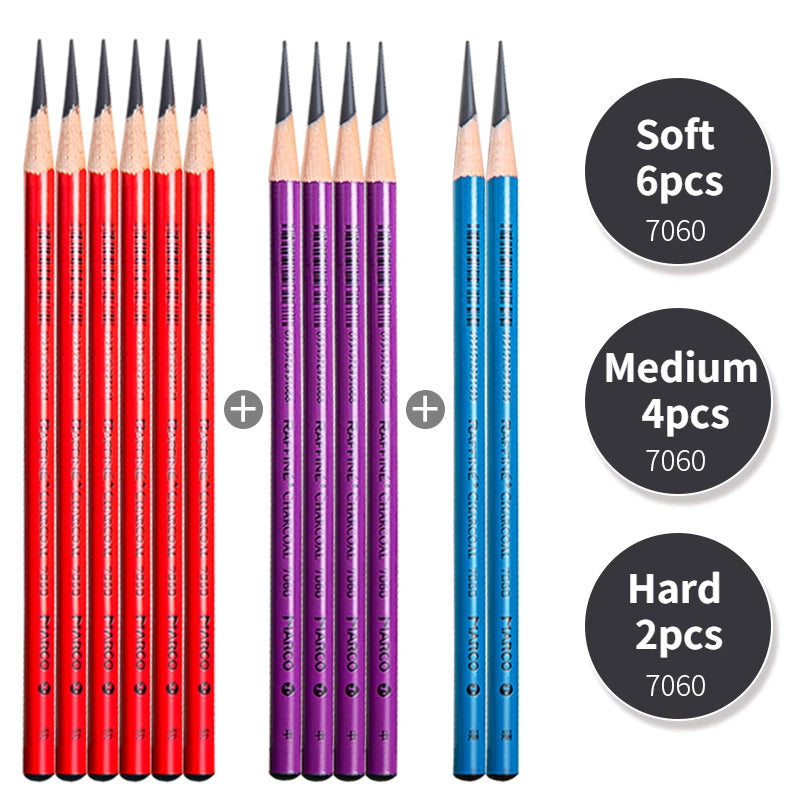 Professional Charcoal Pencil Set