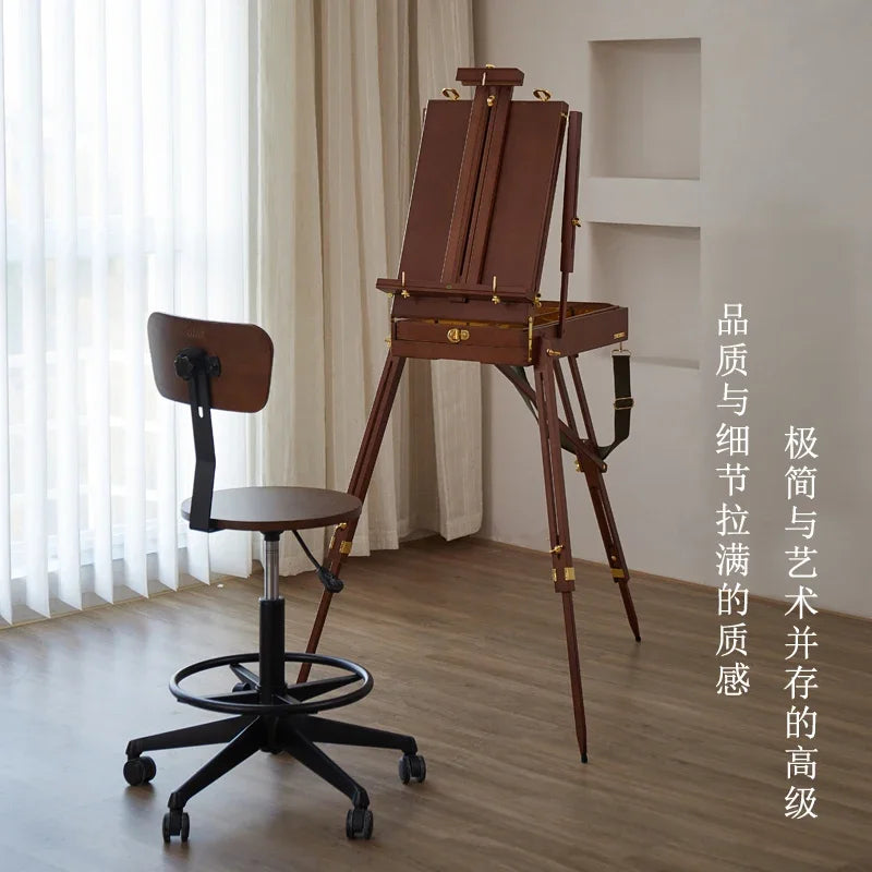 Italian Minimalist Professional Painting Easel