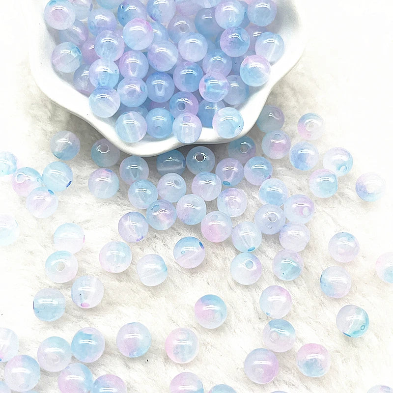 Jelly Round Acrylic Beads