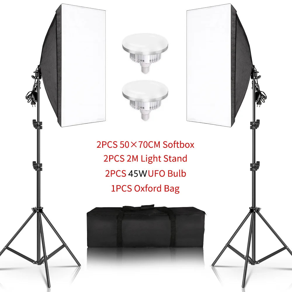 Photography Soft box Lighting Kit