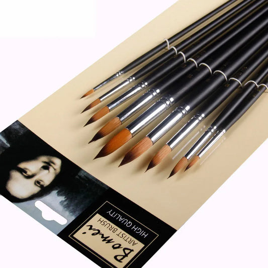 Professional Round Watercolor Paint Brushes