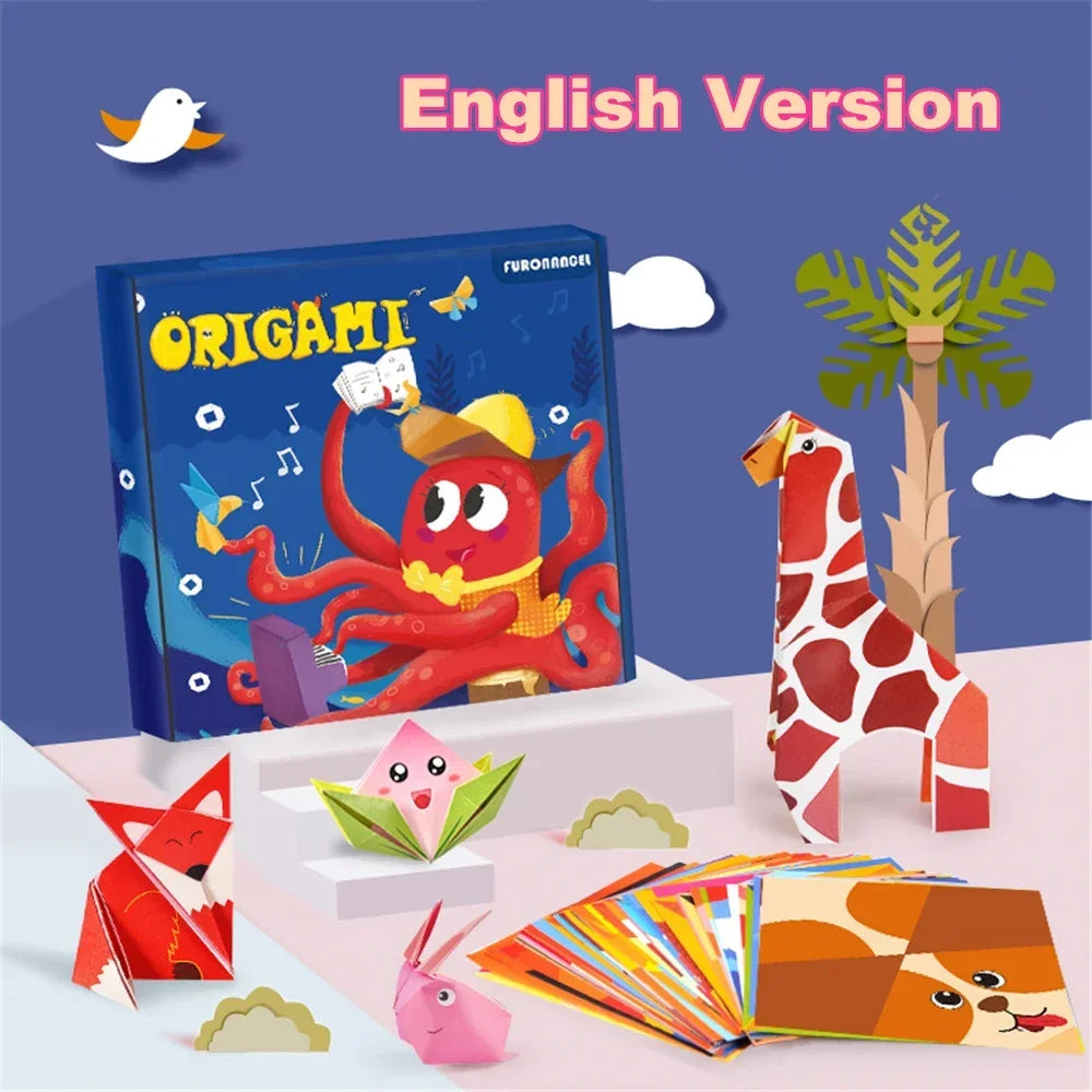 Cartoon Animal Origami Paper