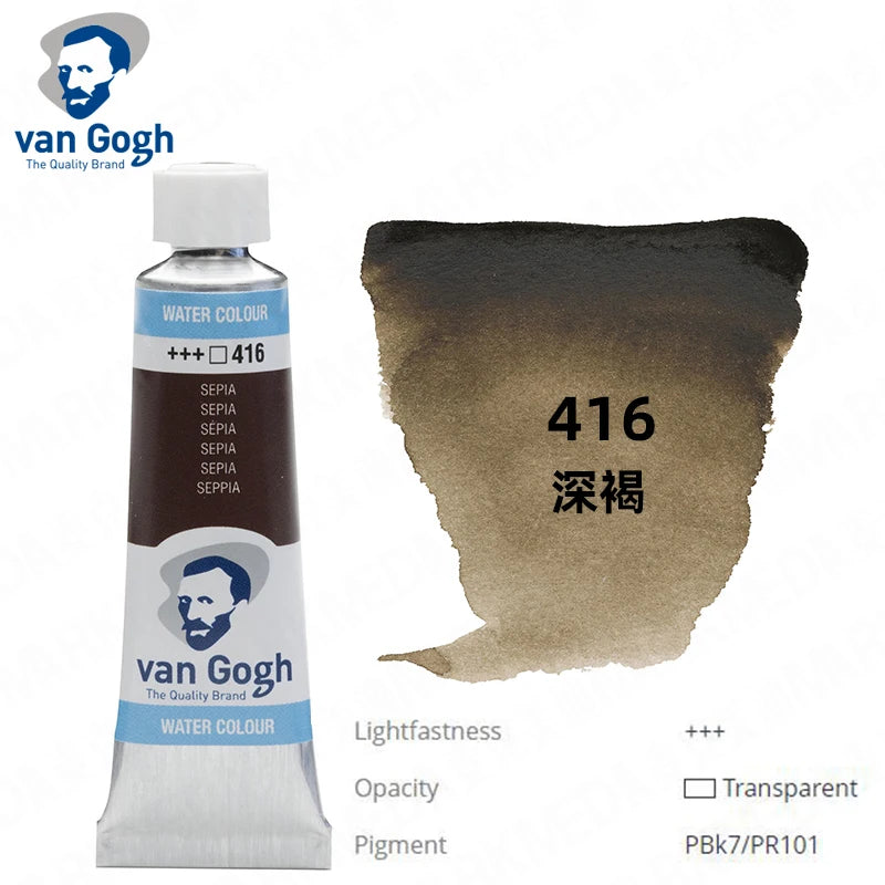 Original Van Gogh Watercolor Paint