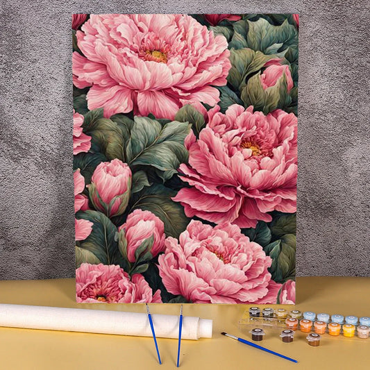 Peony Flower Paint By Number