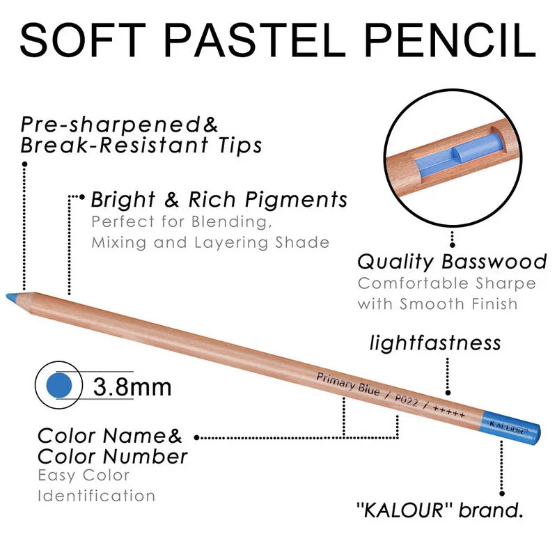 Kalour Soft Pastel Drawing Pencil