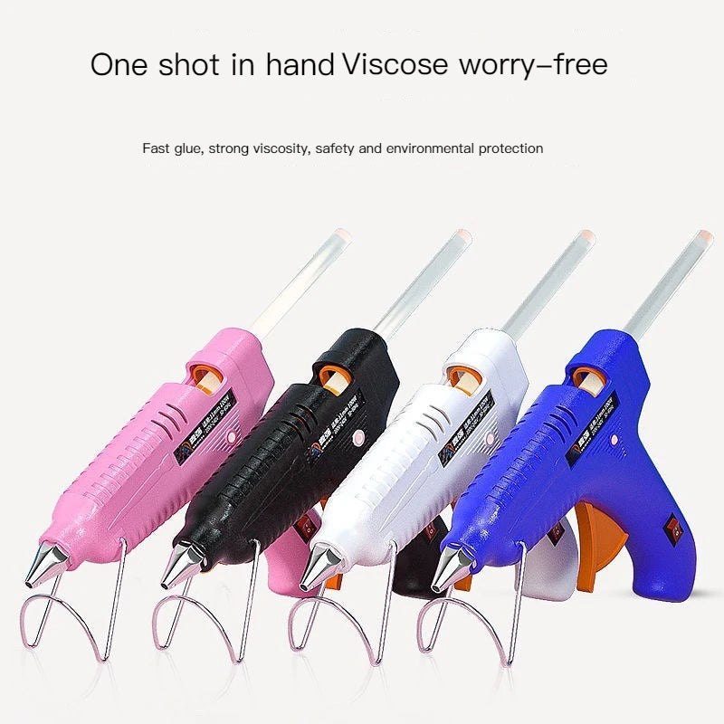 70W Hot Glue Gun With 7MM Transparent Glue Sticks