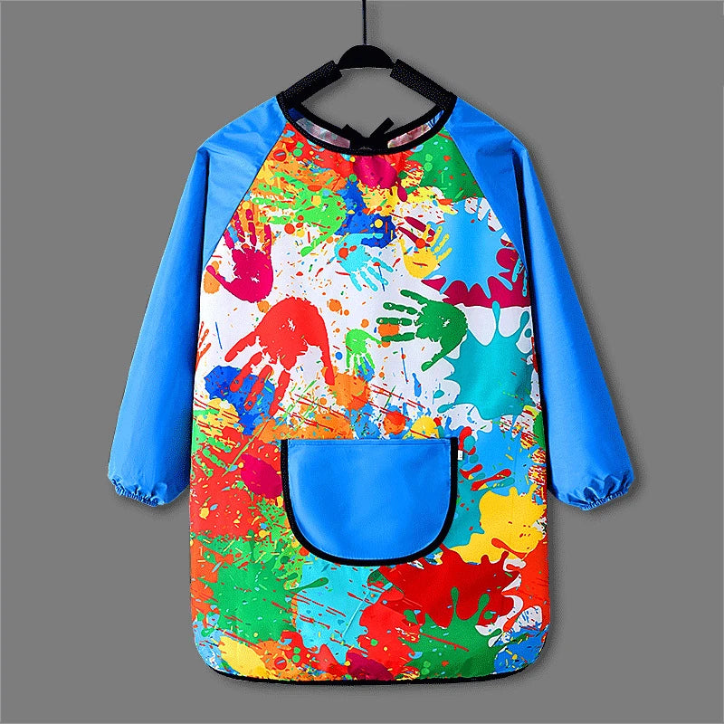 Children's Painting Waterproof Long Sleeved Cover