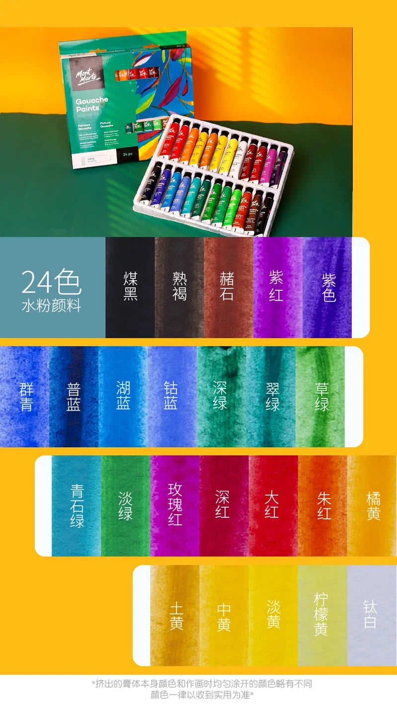 Professional Gouache Painting Set