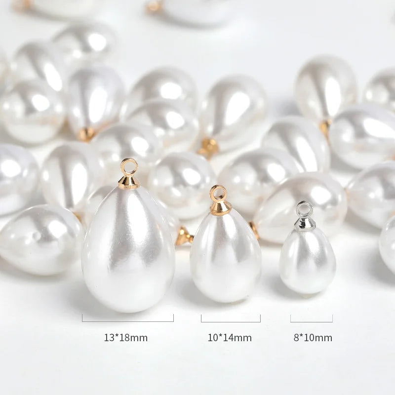 Imitation Teardrop Pearl Beads