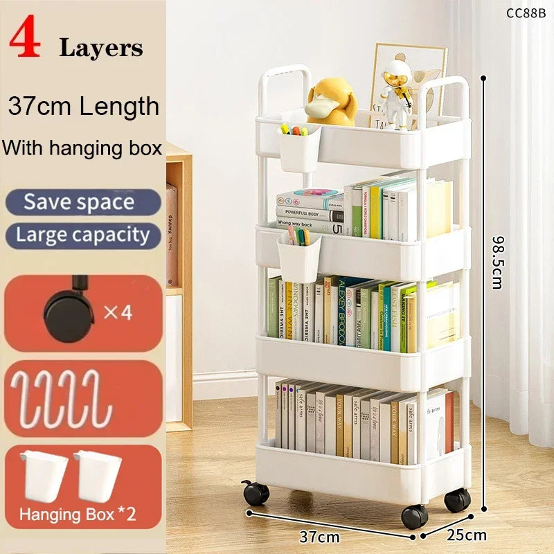 Mobile Storage Rack Trolley