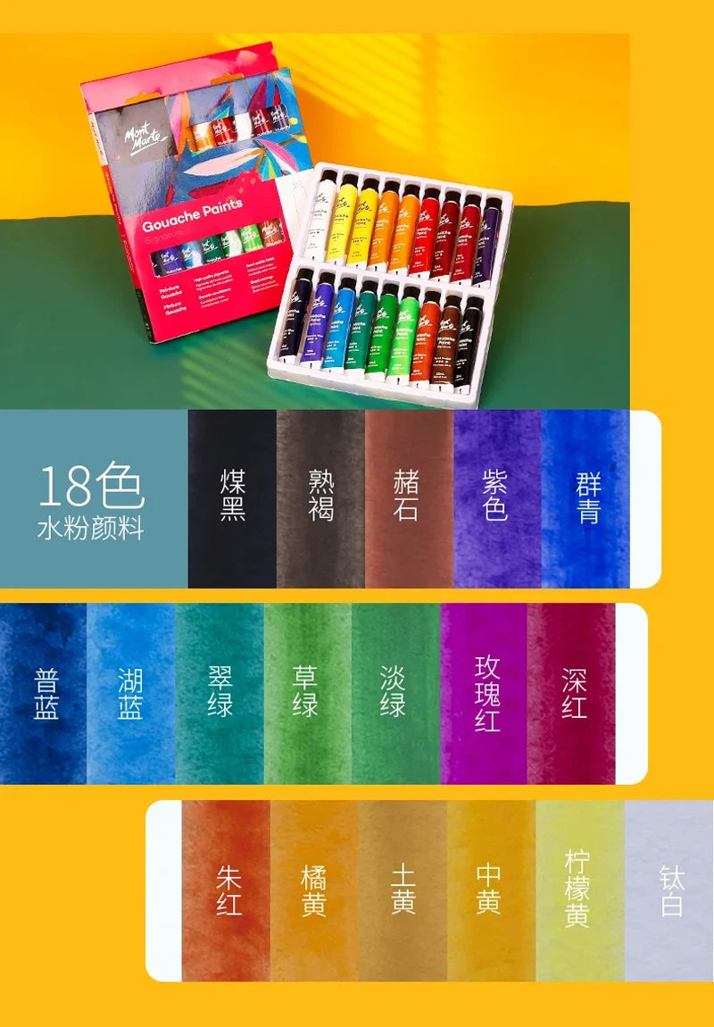 Professional Gouache Painting Set