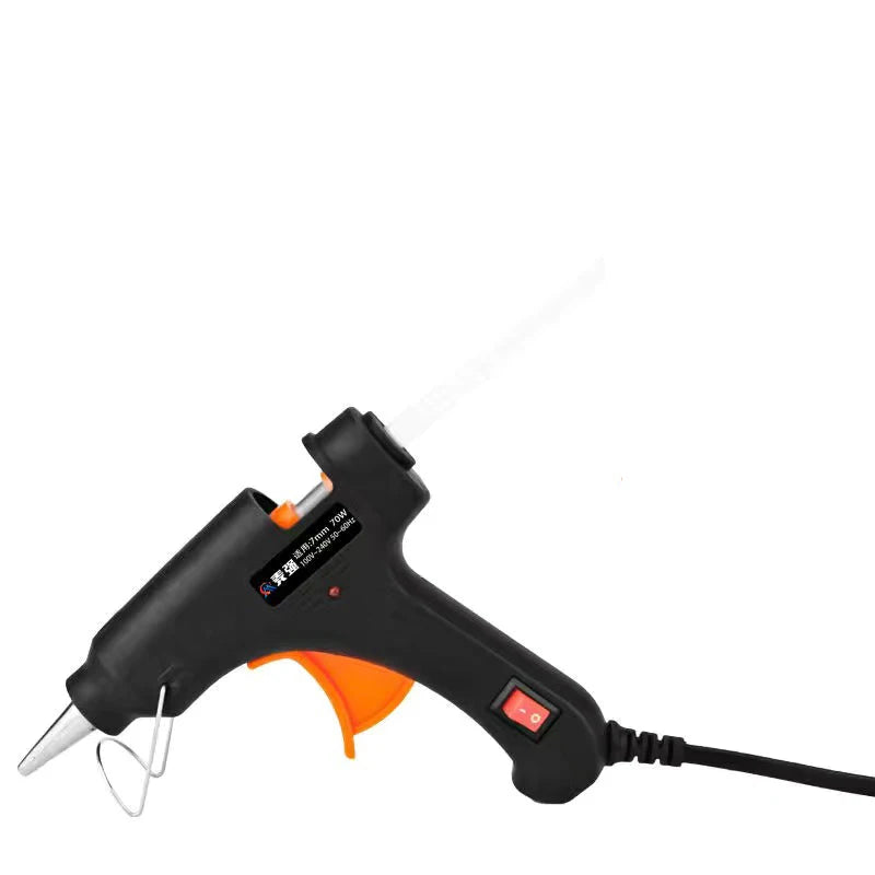 70W Hot Glue Gun With 7MM Transparent Glue Sticks