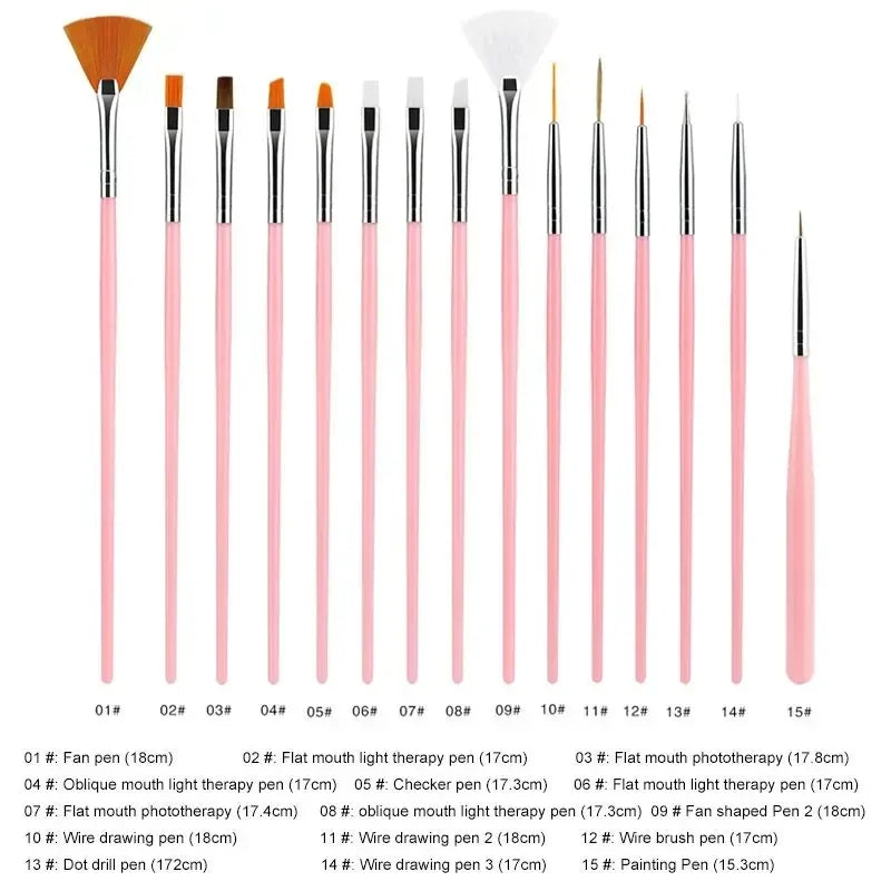 Fine Detail Paint Brush Set