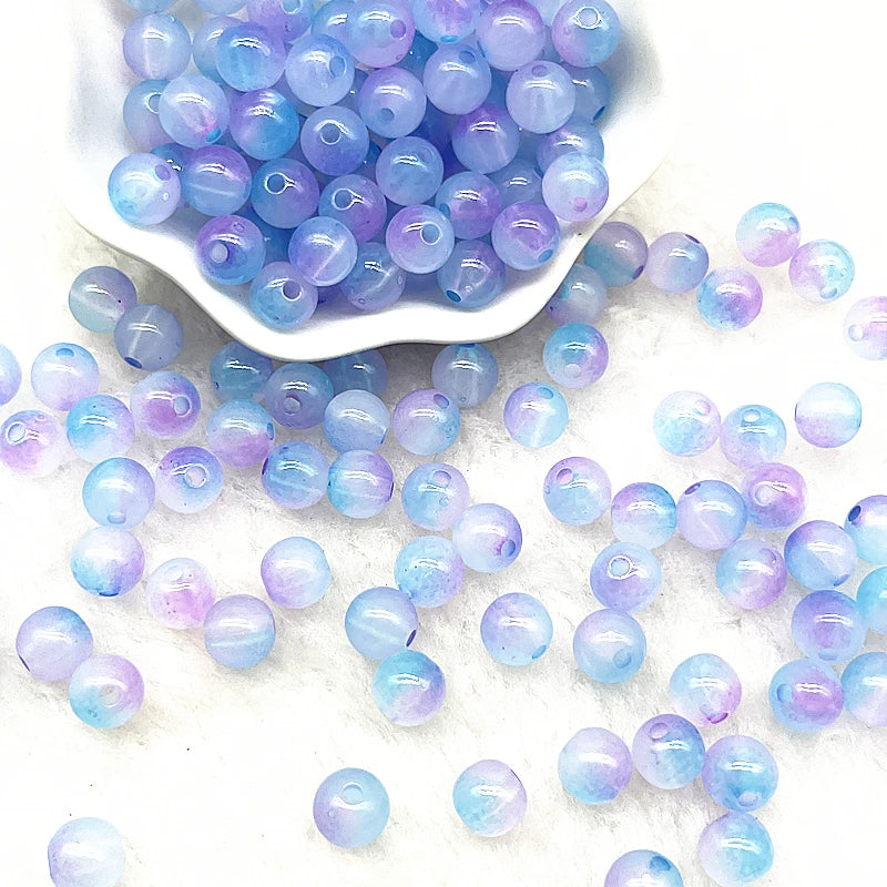 Jelly Round Acrylic Beads