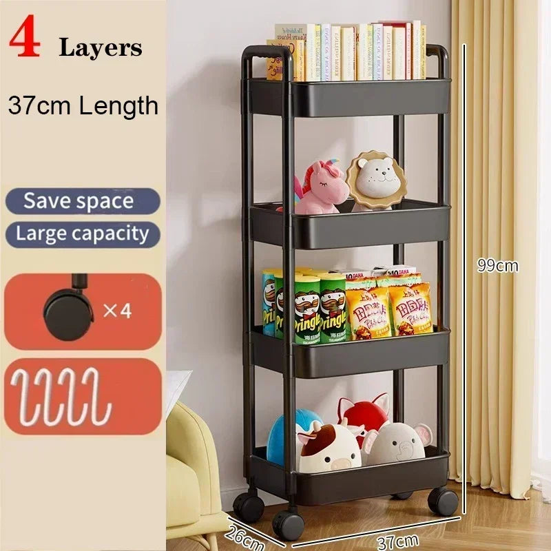 Mobile Storage Rack Trolley