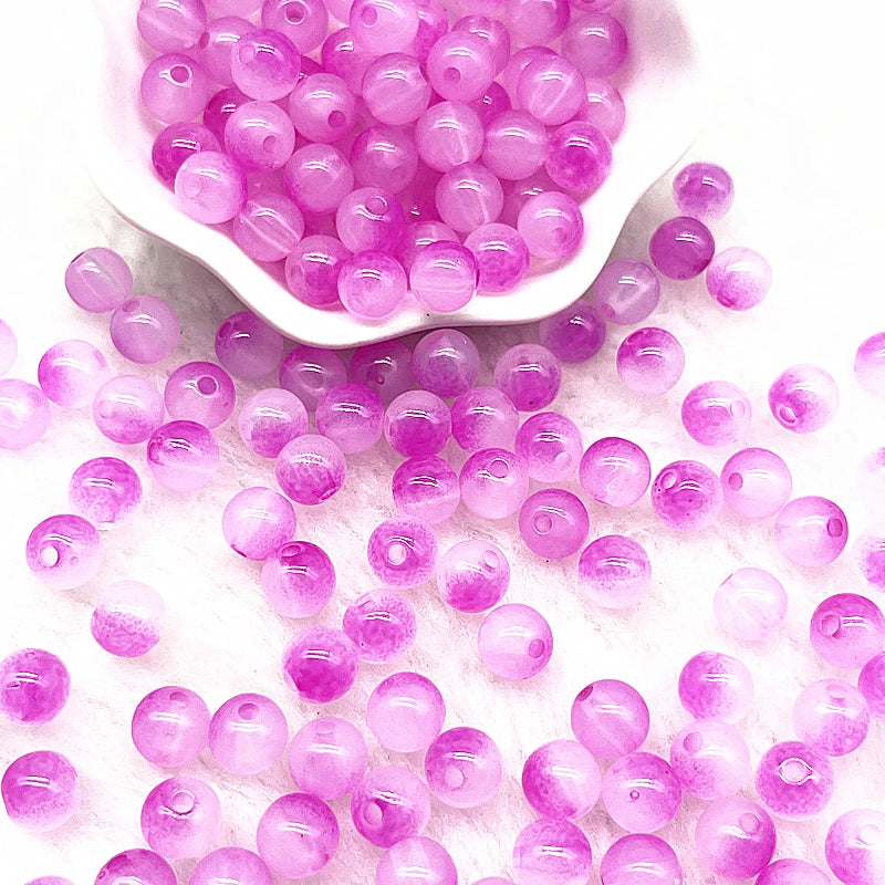 Jelly Round Acrylic Beads