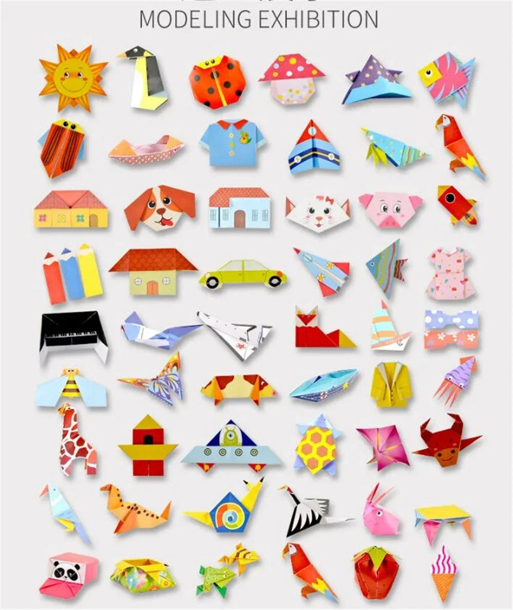 Cartoon Animal Origami Paper