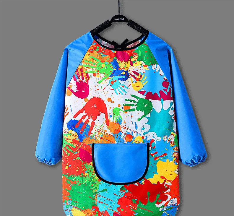 Children's Painting Waterproof Long Sleeved Cover