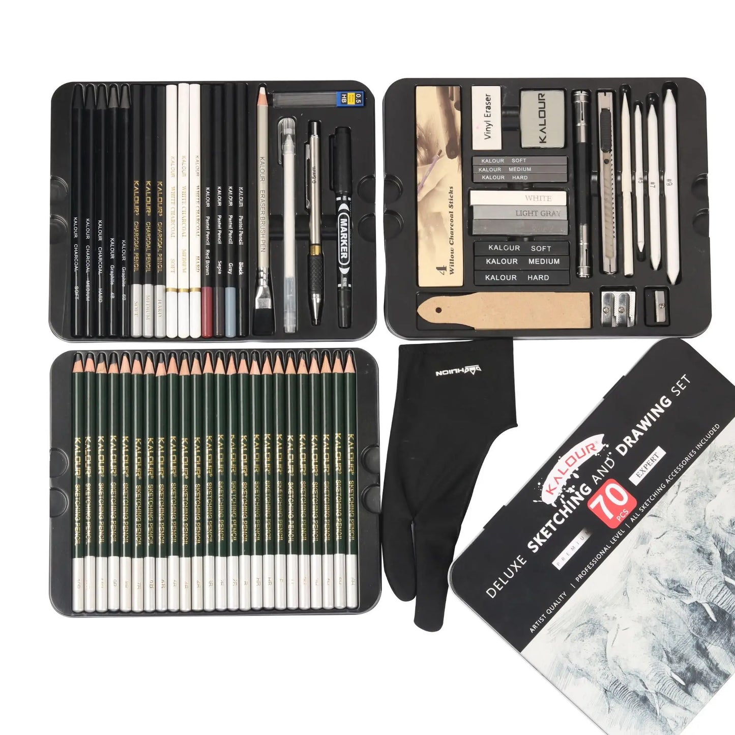 70-Pack Art Pencil Set