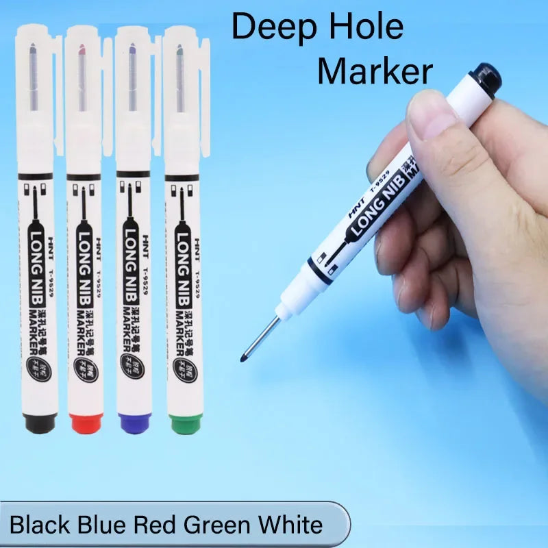 Deep Hole Long Nib Head Markers