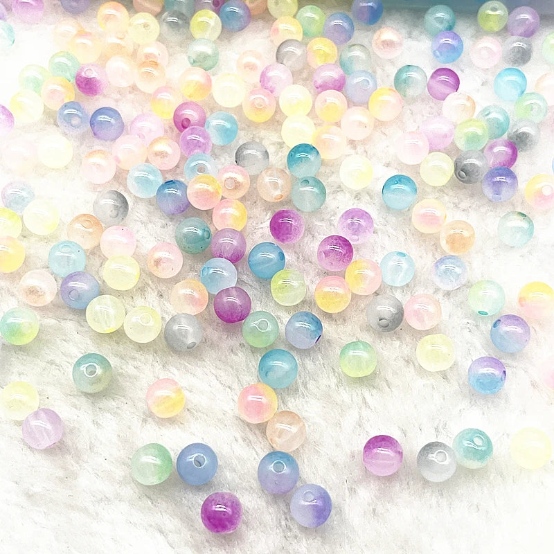 Jelly Round Acrylic Beads