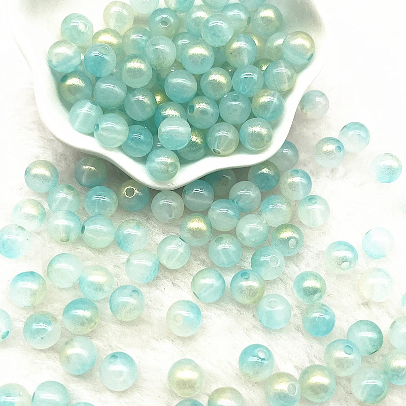 Jelly Round Acrylic Beads