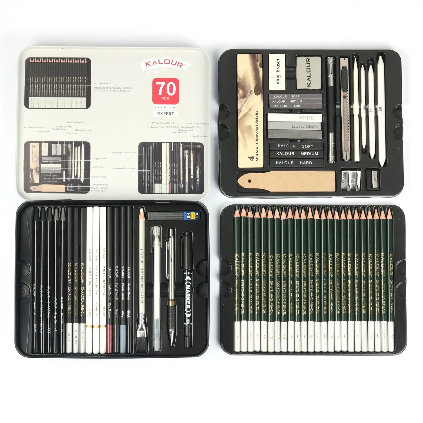 70-Pack Art Pencil Set