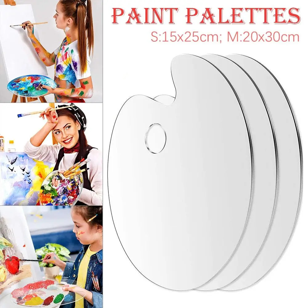 Acrylic Clear Paint Palette