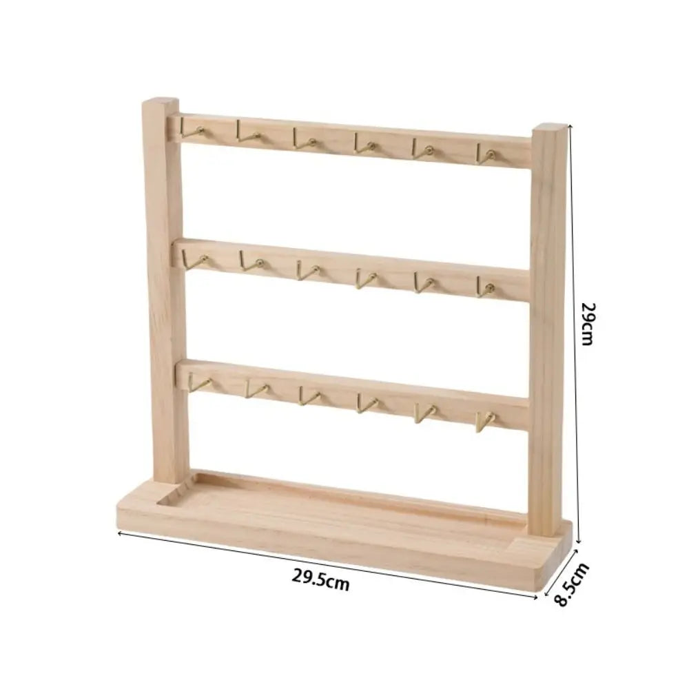 Wooden Collection Rack